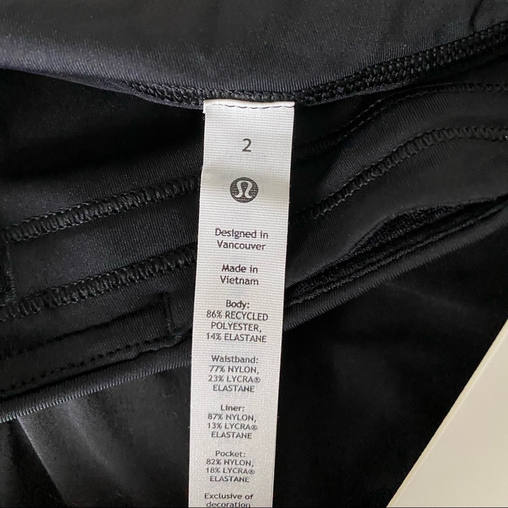 LULULEMON PACE RIVAL SIZE 2 - Picture 3 of 5